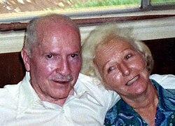 Robert and Virginia Heinlein in Tahiti, 1980