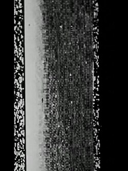 The only result received from the camera on Mars 3 lander.