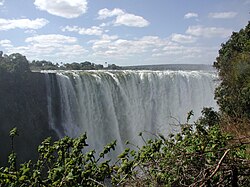 Victoria Falls (Mosi-oa-Tunya Falls), a UNESCO World Heritage Site