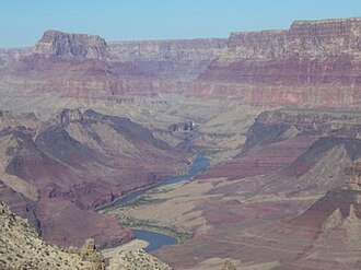 The Colorado River from Tanner Trail