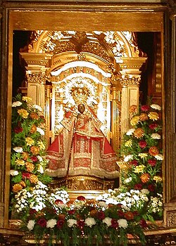 Our Lady of Guadalupe in the Monastery of Santa María de Guadalupe, after whom the island gets its name
