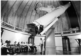 The telescope used by Asaph Hall in the discovery of the Martian moons