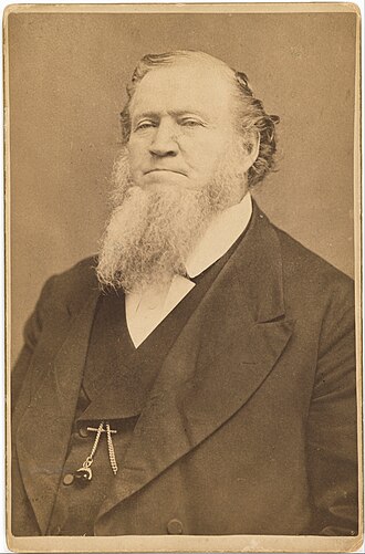 Brigham Young circa 1865.