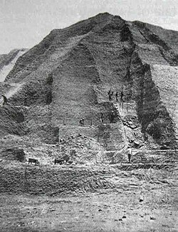 Guano mining in the Central Chincha Islands, c. 1860