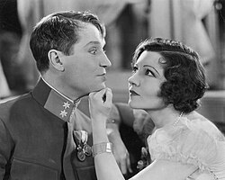 With Maurice Chevalier in The Smiling Lieutenant (1931)