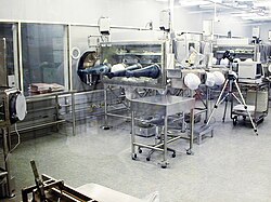 Processing facility in Lunar Sample Building at JSC