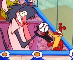 The central characters: I.M. Weasel (right) and I.R. Baboon (left).