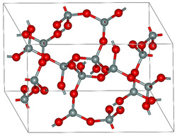 Atomic structure of coesite