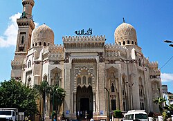 The Abu al-Abbas al-Mursi Mosque in Alexandria (1929–1945), by Eugenio Valziana and Mario Rossi