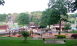Tuscora Park in New Philadelphia features a carousel, Ferris wheel, and other rides.
