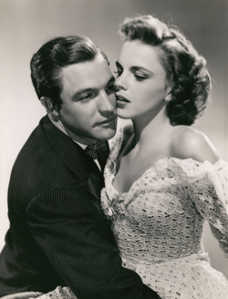 Garland and Gene Kelly in a publicity photo for For Me and My Gal (1942)