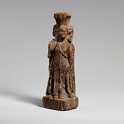 Juniper wood Hekataion. Ptolemaic Egypt, c. 304–330 BCE.