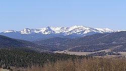 Wheeler Peak in the Sangre de Cristo Range