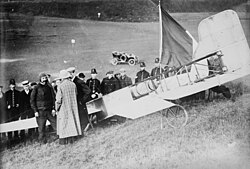 The scene shortly after Blériot's arrival