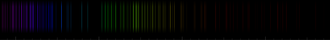 Color lines in a spectral range