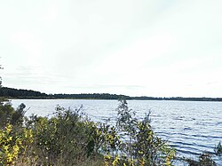 The southern, main part of Devilbend Reservoir, viewed from Daangean Point