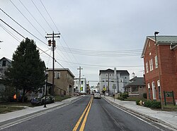 View north along US 15 Bus. in Emmitsburg