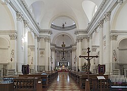 The nave in the Church of the Most Holy Redeemer
