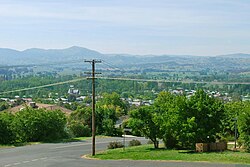 The town from the Rotary Lookout