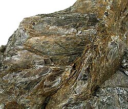 Bronzite variety from Bare Hills, Baltimore County, Maryland, USA (size: 9.6×7.5×4.9 cm)