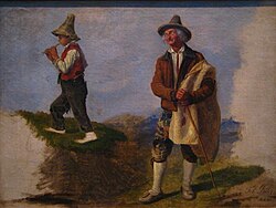 Contadini from the Neapolitan countryside by Filippo Palazzi, 1840