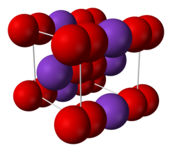 Structure of solid potassium superoxide (KO2)