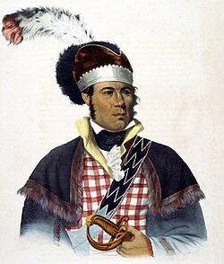 Charles Bird King's portrait of William McIntosh