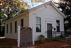 The first local meeting of the new Republican Party took place at the Little White Schoolhouse in Ripon, Wisconsin on March 20, 1854.