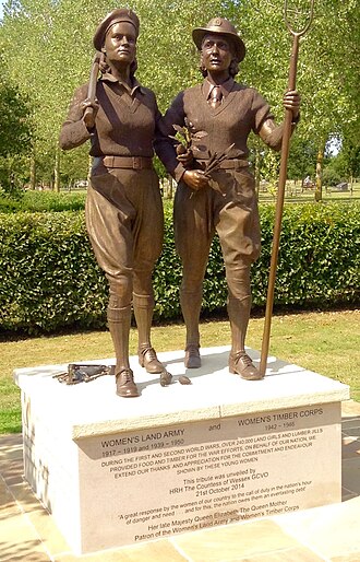 Statue at the National Memorial Arboretum, Alrewas, Staffordshire
