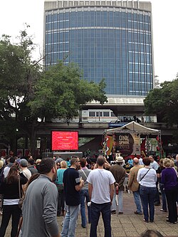 James Weldon Johnson Park hosts cultural events throughout the year.