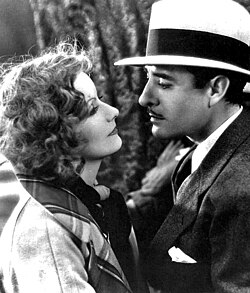 Garbo with John Gilbert in A Woman of Affairs (1928)