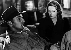 With Jane Greer in Out of the Past (1947)