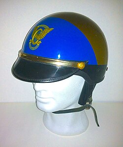 California Highway Patrol, "CHiPs" era, motor officer helmet