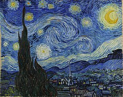 Venus is portrayed just to the right of the large cypress tree in Vincent van Gogh's 1889 painting The Starry Night.[278][279]