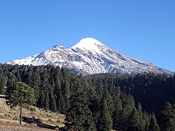 Citlaltépetl, the highest mountain in Mexico at 5,636 m (18,490.81 ft)