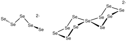 Structures of two polyselenide anions[16]: 763