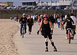 Santa Monica Beach Bike Path
