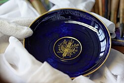 Contemporary porcelain plate by Sèvres