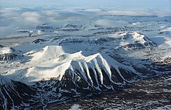 Mountains on Spitsbergen.