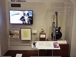 The Roy Orbison exhibit in the Artist Gallery of the Musical Instrument Museum (Phoenix)