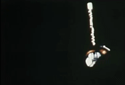 Gemini 8 docking with Agena vehicle
