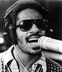 Wonder performing in 1973, during the early years of his "classic period"