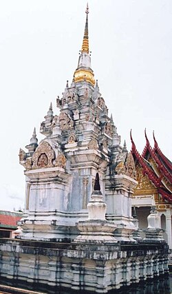 Pagoda in Javanese or Sailendran style in Chaiya, Thailand