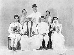 A Parsi wedding portrait, 1948