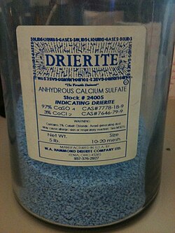 The desiccant Drierite