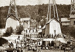 Galician oil wells
