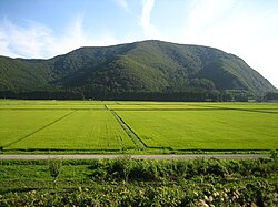 A rice paddy in Aizu, Fukushima Prefecture
