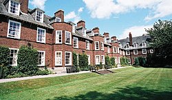 Ashburne Hall, a catered hall of residence offered primarily to undergraduates, though some places are reserved for postgraduates.
