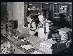 Book conservators at the State Library of New South Wales, 1943