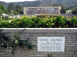 Stan Laurel's grave